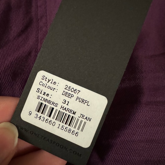 One Teaspoon Sinners Harem Jean - Picture 3 of 4